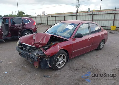 2003 Hyundai Elantra Gls/Gt из США, поврежденный, VIN KMHDN45D23U497616